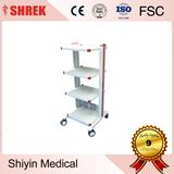 Hospital Medical Emergency Trolley for Endoscope Equipment