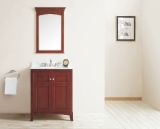 Antique Brown Solid Wood Bathroom Cabinet (DS06)