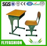 Cheap Wooden Single School Desk and Chair Classroom Furniture (SF-41S)