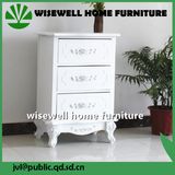 MDF Wood Bedroom Cabinet with 3 Storage Drawer (W-CB-423)