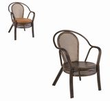 Commercial Use Aluminum Dining Chair with Armrest DC-06145