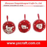 Christmas Decoration (ZY13L309-1-2-3 17CM) Christmas Doll Christmas Garland/Wreath/Loop