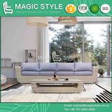 Outdoor Wicker 2-Seat Sofa with Cushion Rattan Wicker Sofa Leisure Wicker Sofa