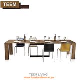 Steel Extendable Dining Table White