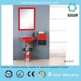 Water Transfer Tempered Glass Basin/Glass Washing Basin (BLS-2117)