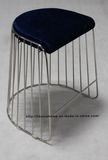 Steel Classic Restaurant Stackable Wire Dining Counter Barstools Furniture