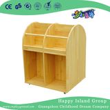 School Wooden Mobile Books Cabinet for Children (HG-4509)