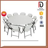 5FT High Quanltiy Plastic Folding Half Round Table (BR-T004)