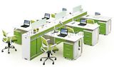 2017 Modern Wooden Used 6 People Workstations Office Desk (SZ-WS907)