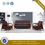 Modern Office Furniture Genuine Leather Couch Office Sofa (HX-CF005)