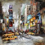 Oil Painting Art Wall Hang for Moodern City