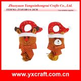 Christmas Decoration (ZY14Y108-3-4 24CM) Christmas Door Hanging Garland