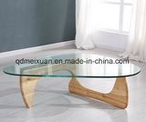 Triangle Tea Table of Toughened Glass Tea Table Noguchi Creative Solid Wood Tea Table Table (M-X3580)