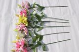 Silk Artifiial Flowers Fake Lily Flowers for Wedding Home Decoration