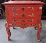 Antique Furniture Chinese Painted Side Cabinet Lwb670