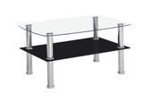 Popular Glass Table Simple Coffee Table (CT086)