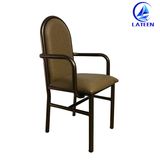Meeting Hall Wood Imitation Iron Frame Chair for Sale (LT-W022)