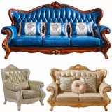Sofa Set with Wooden Sofa Frame for Home Furniture (508A)