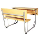 Double Combination Desks and Chairs in High School