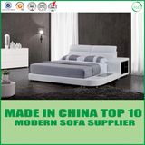 New Arrival Bedroom Set Bedroom Furniture Grey Leather Bed