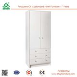 Best Selling Modern Solid 2 Door Wooden Wardrobe