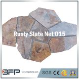 Economic Natural Rusty Slate Paving Stone for Outdoor, Walkway, Garden