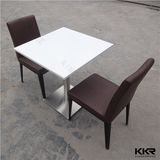 Restaurant Furniture Artificial Marble Solid Surface Dining Coffee Table (171205)