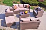 Comfortable Combination Garden Wicker Sofa Outdoor Rattan Furniture (GN-9114S)