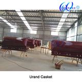 Veneer Wholesale High Gloss Velvet Coffin and Casket
