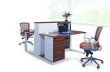 Staff Desk with File Cabinet Desk with Cabinet Bookcase (HF-E551)