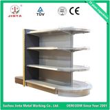 Double Sided Supermarket Shelf with Round End