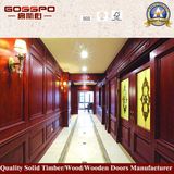 Modern Carved Decorative Wood Wall Panel Clapboard (GSP9-067)
