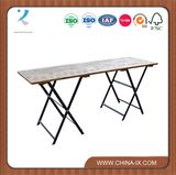 Retail Display Wooden Long Trestle Table
