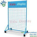 Black Floor Standing Hanging Accessory Wire Mesh Network Display Stand Shelf