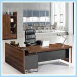 Metal Frame Wooden Desk Top Office Table, Executive Desk for Office