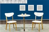Modern Solid Wood Table and Chair for Living Room