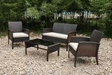 Modern Rattan Garden Outdoor Furniture Sectional Lounge Sofa Set (FS-2495+2496+2497)