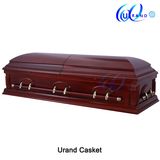 Mahogany Color Matt Gloss Velvet New Design Casket and Coffin