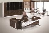 Modern White Paint Durable Melamine Executive Veneer Work Table