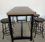 Modern Design Heavy-Duty Antique Metal Industrial Bar Chair
