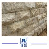 Yellow Slate Mushroom Tiles Stone Wall Facade Mushroom Stone for Wall Cladding Wall Corner