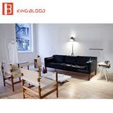 Italy Genuine Leather Black Color Sofa Design Furniture for Guest Room Buy From China