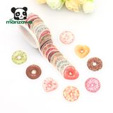 80PCS Sticker Roll Donuts Japanese Washi Tape for Planner Decoration