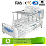 Sk005-3 Powder Coated Steel 4 Crank ABS Manual Hospital Adjustable Bed