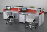 Office Partition Furniture, Office Table, 4 People Office Desk (SZ-WS60)