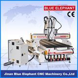 Woodworking Vacuum Bed CNC Router Machine, 1325 Auto Tool Change CNC Router with Three Spindles