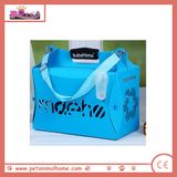 Portable Plastic Pet Bed in Blue