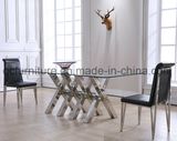 Shunde Stainless Steel Base Dining Table