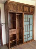 South American Walnut Solid Wood Wardrobe/ Caninet