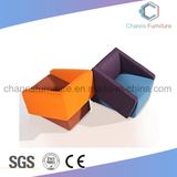 Modern Living Room Furniture Fabric Single Colorful Office Sofa